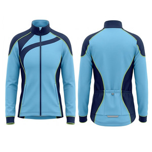 Athletic <b>Cycling</b> <b>Jacket</b> With Wind Resistant Fabric Breathable Panels Full Front Zipper Lightweight Feel And <b>Reflective</b> Elements - Product Image 1