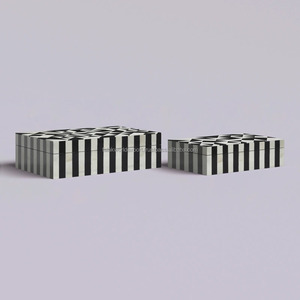 Luxury Customizable <b>Wood</b> MOP Jewelry <b>Box</b> Mother of Pearl Mosaic Storage Shell Various Sizes for Natural Crafts By FWE - Product Image 2