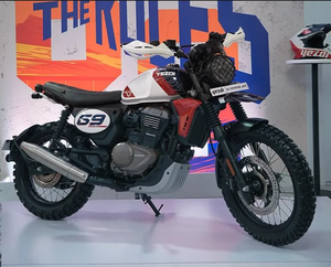 มอเตอร์ไซค์ YEZDI "SCRAMBLE" สีเหลืองดำ หมายเลข 69 ท่อไอเสียคู่ เบรกดิสก์ ความเร็วสูงสุดเกิน 80 กม./ชม. - Product Image 3