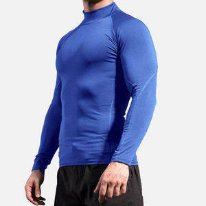 Camiseta Deportiva de Compresión para Hombre con Logotipo Personalizado, 90% Poliéster, 10% Elastano, UPF50, Transpirable, Manga Larga, Secado Rápido - Product Image 2
