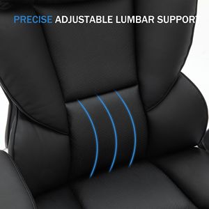 Sedia da Ufficio Direzionale Grande e Alta, Capacità 227 kg, Supporto Lombare Regolabile con Braccioli Ribaltabili, Seduta Più Larga - Product Image 6