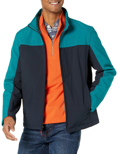 Veste softshell pour homme, dernier design, logo et tissu personnalisés, vêtements d'hiver, veste softshell pour homme, fermeture éclair, vêtements décontractés, service OEM - Product Image 5