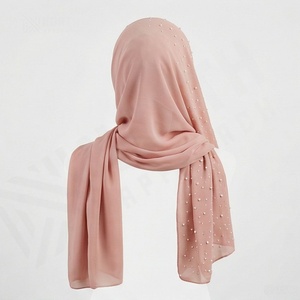 Nouveau Voile Musulman en Chiffon avec Strass et Cristaux pour Femme – Écharpe Élégante Ornée de Pierres, Douce, Respirante et de Qualité Supérieure – Vente Flash - Product Image 2