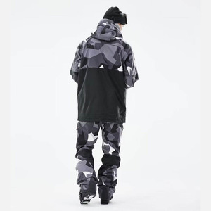 2026 Montecc Unisex Warm Outdoor Ski Suit Brown Insulated Two-Piece <b>Overalls</b> Hooded <b>Waterproof</b> Power Stretch Heated Plus Size - Product Image 2