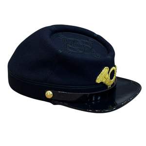 Casquette d'infanterie américaine, également appelée casquette de combat de l'époque de la guerre civile américaine, dotée d'un emblème distinctif du Corps. - Product Image 6