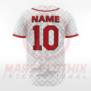 Camiseta de béisbol sublimada personalizada para equipos, con logotipo y diseño personalizados, para venta en línea. - Product Image 2