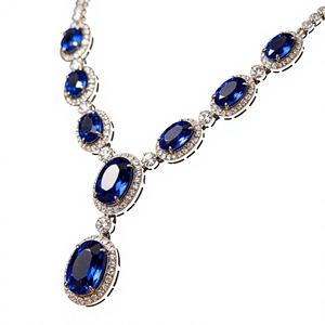 Collar de Boda con Halo Chapado en Oro de Diamantes, Estilo Vintage, Oro Sólido de 14K, Unisex - Product Image 2