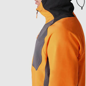 Custom Men's Puffer <b>Jacket</b> Zipper Closure <b>Waterproof</b> Windproof Hooded Running Hiking Outdoor Quick Dry Breathable ODM - Product Image 5