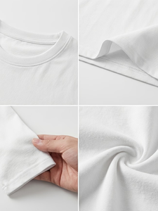 Men's Neck Short Sleeve Solid Green Cotton Jersey Casual T-Shirt Regular Fit Breathable Knitted Fabric 180g Eco-Friendly Digital - Product Image 5