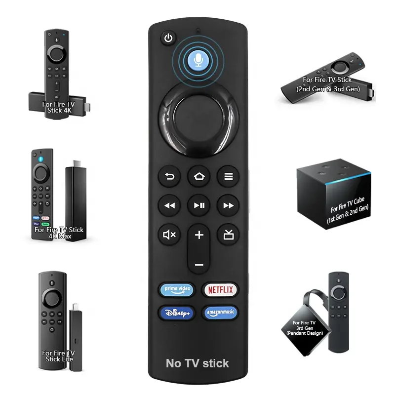 Venta al por mayor Smart Universal Fire TV stick 4K Nuevo L5b83g 3Rd Gen Fire TV Alexa Voice Remote con controles de TV