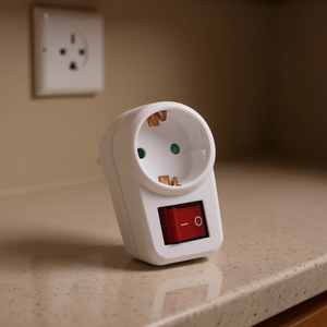 Adattatore ExtraStar con Interruttore a 2 Poli 16A 250V per Uso Interno - Product Image 3