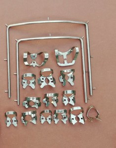 Kit de Instrumentos para Dique de Goma Dental, 18 Piezas, Pinzas Manuales de Acero Inoxidable para Dique de Goma, Alicates Perforadores Universales, Aislamiento Dental - Product Image 2