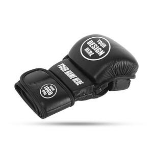 ถุงมือ MMA หนังวัวแท้แบบครึ่งนิ้ว สำหรับมวยไทย ซ้อมทราย UFC และชกมวย - Product Image 2