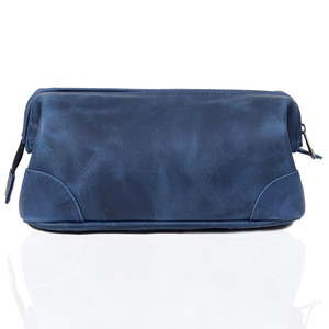Premium Luxury leather Toiletry Bag travel accessories organizer with spacious interior and durable zipper closure in low price - Product Image 2