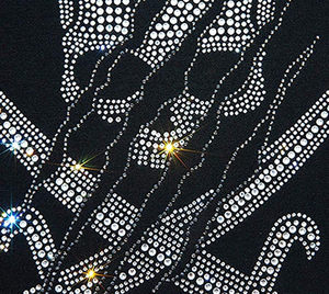Camiseta Blanca Oversize para Mujer 2026 con Estampado de Estrellas de Diamantes de Imitación, Hombros Caídos, Cuello Redondo, Ajuste Holgado, Primavera Verano - Product Image 2