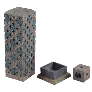 Porte-encens en laiton brillant pour la décoration intérieure, brûleur d'encens en laiton pour la maison, design pour bâtonnets d'encens aux parfums naturels - Product Image 6