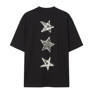 T-shirt Homme Oversize Noir à Épaules Tombantes en Coton Lourd, Prix Usine, Vente en Gros, Fournisseur OEM Personnalisé, Séchage Rapide, Vêtement d'Été - Product Image 1