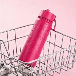 Botol Air Terisolasi Tipis Harga Pabrik, Botol Minum Logam Anti Bocor untuk Rantai Supermarket - Product Image 2