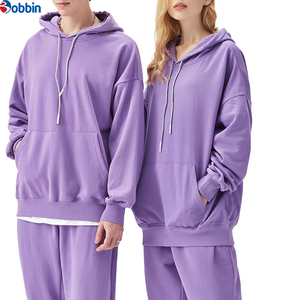 Conjunto Deportivo Personalizado para Mujer, Sudadera con Capucha Rosa de 2 Piezas, Pantalones Casuales Unisex, Color Sólido, Manga Larga, 100% Algodón - Product Image 4