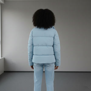 Veste en duvet d'oie de luxe surdimensionnée avec col en fourrure de renard naturelle pour femmes, veste matelassée chaude décontractée avec gants, manteau parka - Product Image 3