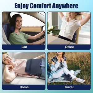 เครื่องนวดคอและไหล่ไฟฟ้าไร้สาย 4 มิติ ชิอัตสึ นวดคลึงลึก พร้อมระบบทำความร้อน 3 ระดับความแรง และ 2 ระดับความร้อน - Product Image 6