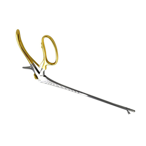 Nuevas Pinzas de Biopsia de Primera Calidad con Mango Dorado, Instrumento Quirúrgico Manual de Acero Inoxidable, Certificación CE Clase II - Product Image 2