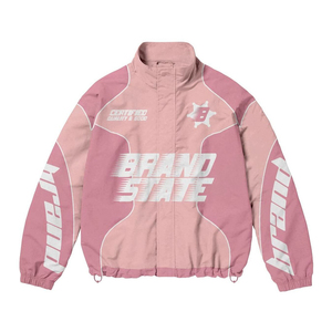 Ensemble de survêtement en nylon pour homme personnalisé, vêtements de sport, logo brodé, fabricant de vêtements à marque privée OEM - Product Image 6