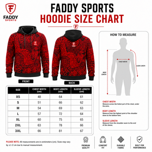 Sweat-shirt de sport pour homme personnalisé par sublimation, imprimé graphique rouge, pull d'entraînement, sweat-shirt de gym respirant, sweat-shirt d'entraînement athlétique - Product Image 6