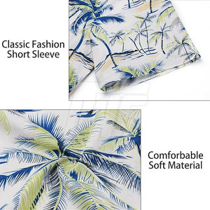 Camisa Hawaiana para Hombre, Manga Corta, Estampado Floral Tropical, con Botones, Informal, para Playa, Vacaciones, Fiestas de Verano y Resort - Product Image 5