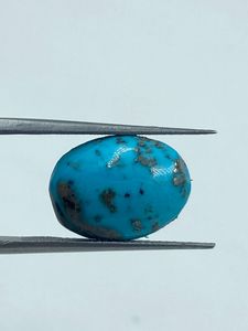 Oval Cut Turquoise Gemstones with Rich Blue Color 11.50x15.50MM 9.61Cts From India Exporter for Jewelry Making - Product Image 3