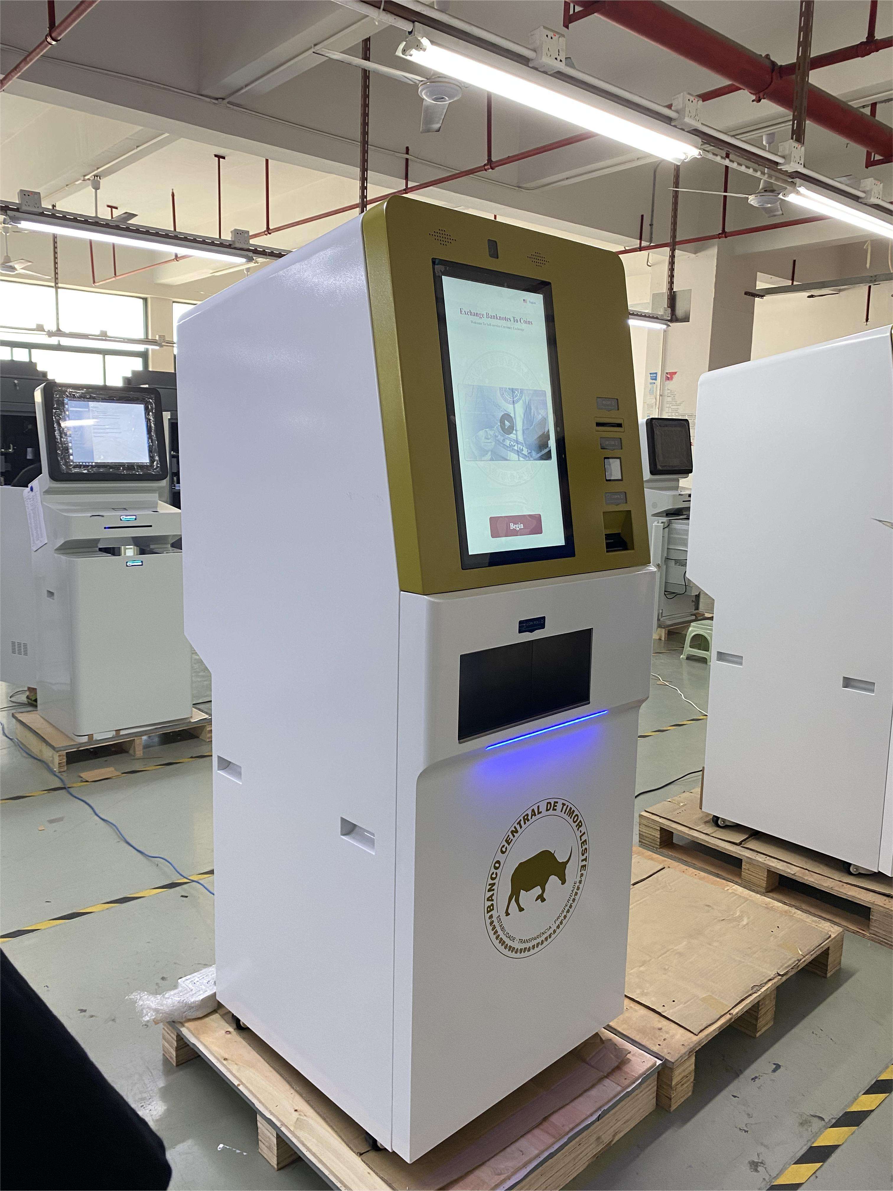 自动代币兑换机货币兑换机纸币兑换机硬币现金兑换机和存款银行服务柜台| Alibaba.com