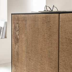 Aparador de 2 puertas Vandana Stellar Merino en madera de mango y metal - Product Image 4