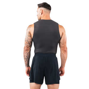 เสื้อกล้ามรัดรูปสีเทาชาร์โคลสำหรับผู้ชาย ยี่ห้อ Power รุ่นพรีเมียม เหมาะสำหรับออกกำลังกาย ฟิตเนส วิ่ง และเล่นกีฬา - Product Image 2