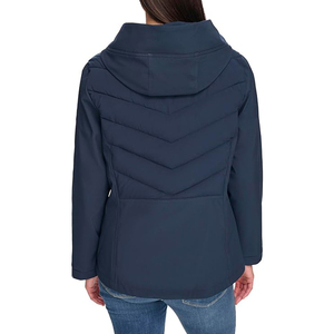 Doudoune matelassée pour femme avec fermeture éclair intégrale, poches, capuche et respirante - Product Image 2