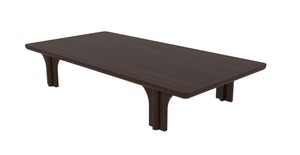 Ensemble de salle à manger en bois de style japonais moderne du milieu du siècle, 6 pièces, chaises rembourrées à dossier solide, table rectangulaire, meubles pour la maison - Product Image 2