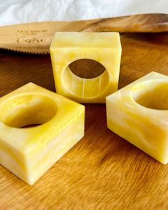 Eco Friendly Resin Napkin Rings Modern <b>Tissue</b> for <b>Wedding</b> Parties Home Use Resin Napkin Ring Holder for Dinnerware <b>Tissue</b> Use - Product Image 3