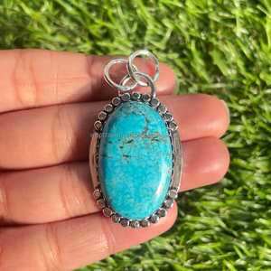 Pendentif en argent sterling 925, pendentif en pierres précieuses, pendentif Boho, pendentif d'anniversaire, cadeau pour femme, pendentif fait main - Product Image 4