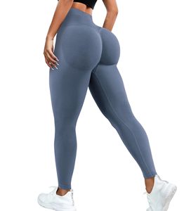Women Workout Scrunch Butt Leggings Butt Lifting <b>Tummy</b> <b>Control</b> High Waisted Solid Sports Gym Running Compression Tight Yoga Pant - Product Image 1