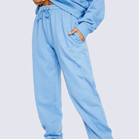 Salopette oversize tendance pour femme en molleton de coton, taille élastique, jambe large, respirante, séchage rapide, haute qualité, pour usage quotidien et extérieur
