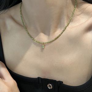 Nouveau collier en argent S925 de luxe léger avec perle d'eau douce, long pompon, chaîne de clavicule polyvalente, collier pendentif féminin tendance - Product Image 4