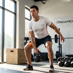 <b>Men</b> <b>Compression</b> T <b>Shirt</b> White Short Sleeve Athletic Gym Training Sportswear Custom Logo Fitness Running Workout <b>Shirt</b> - Product Image 3