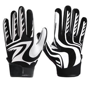 Gants de football américain haut de gamme |   Équipement d'équipe avec paume adhésive haute performance |   Fabricant en gros - Product Image 5