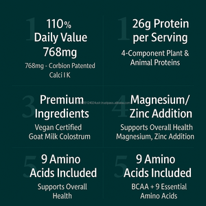 High Quality Pure Whole Goat Milk Powder Adults Children 26g <b>Protein</b> Muscle Growth Digestion Support Improve Immunity 480g 24 - Product Image 4