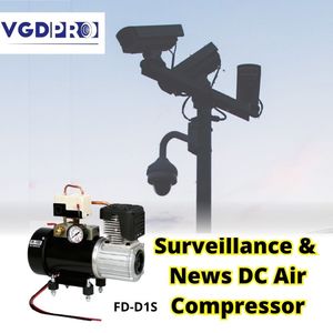 เครื่องอัดอากาศแบบลูกสูบในตัว,ปั๊มลมขนาดเล็ก24V DC สำหรับรถบรรทุกช่วยซ่อมแซมยางรถบรรทุก - Product Image 2