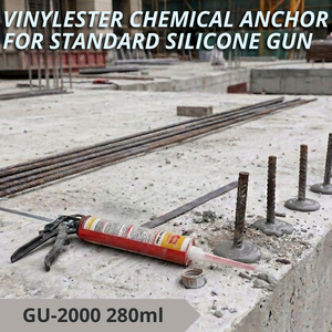 Ancrage chimique Vinylester GU-2000 280ml – Haute performance, durcissement rapide, résistant aux acides et aux alcalis, pour pistolet à silicone standard - Product Image 2
