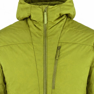 Wholesale Winter Custom Men's Bomber Jacket Hooded Reversible Stand Collar High Street Style <b>Warm</b> Lightweight Outdoor OEM ODM - Product Image 3