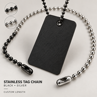 Vente de gros Chaîne boule Collier en acier inoxydable 1.2mm/1.5mm/2.0mm/2.4mm/3.0mm/4.5mm