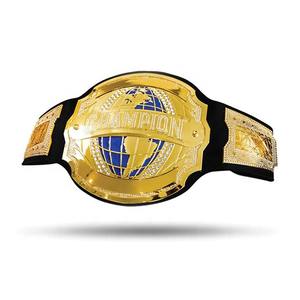 Ceinture de championnat pour adultes de conception nouvelle, de haute qualité, en alliage de zinc et en cuir, ceinture dorée personnalisée - Product Image 1