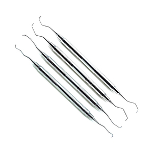 Cureta de Doble Extremo Gracey # 11/12 con # 6 Herramientas Manuales con Mango de Acero Satinado, Fuente de Alimentación Manual, Clase I - Product Image 3