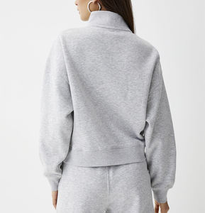 Sudadera de Mujer con Logotipo Personalizado Bordado e Impreso, Sudadera de Manga Larga de Algodón y Felpa, Suéter de Otoño Invierno a la Moda - Product Image 3